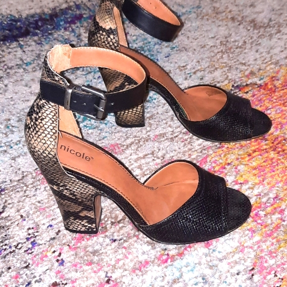 Nicole Snakeskin Heels - Picture 4 of 13